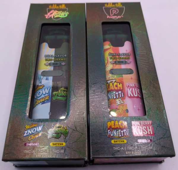 Hidden Hills – Dual Flavour Vape – 2G (Brand New Drop)